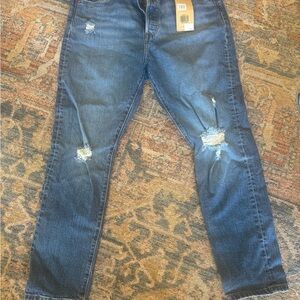 Levi's Relaxed Fit Distressed Blue Jeans